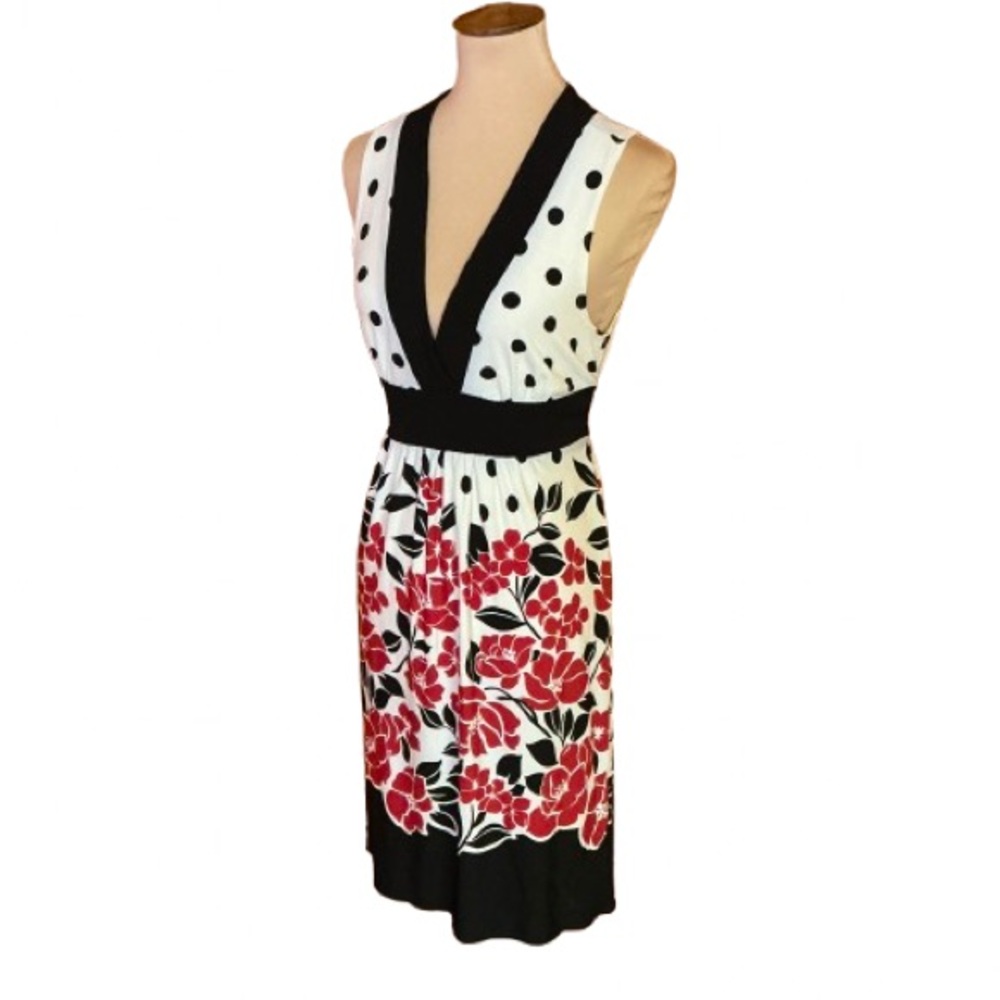 Vtg Y2K NWT Floral Belted dress